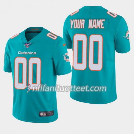 Miesten Miami Dolphins NFL Pelipaita Custom Nike Vihreä 100th